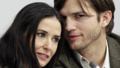 Photo of Ashton Kutcher says Two And A Half Men cast ‘supported’ him during divorce from Demi Moore