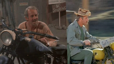 Photo of Mike Farrell loved motorcycles even more than B.J. Hunnicutt