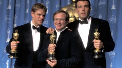 Photo of Robin Williams’ Ad-Lib in ‘Good Will Hunting’ Made Matt Damon Burst Out Laughing