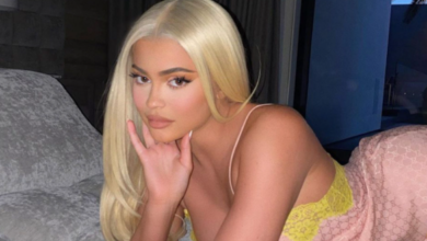 Photo of Kylie Jenner takes loungewear to the next level with her sexy lace dress