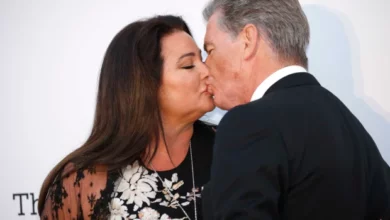 Photo of Pierce Brosnan shares sweet rare snap of wife Keely for Valentine’s Day