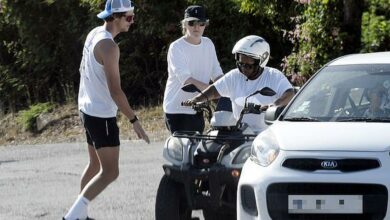 Photo of Help me if you can! Sir Paul McCartney lends a hand after witnessing traffic accident between car and quad bike during lavish family holiday in St Barts
