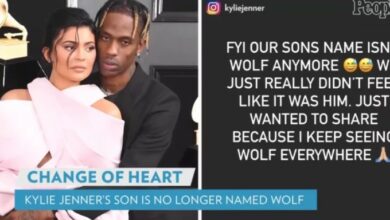 Photo of Kylie Jenner Shares New Photo of Baby Boy Before Announcing His Name Is No Longer Wolf