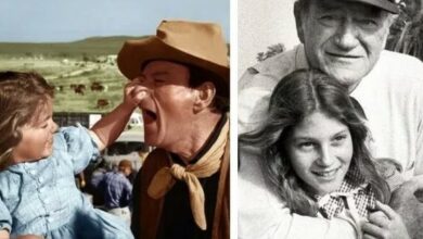Photo of John Wayne’s seven children and their co-starring roles in his hit Western films uncovered