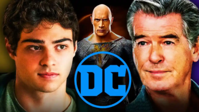 Photo of New Black Adam Posters Feature Pierce Brosnan & Noah Centineo’s Heroes