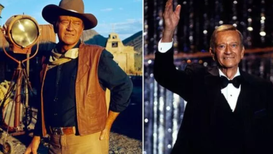 Photo of John Wayne wore wet suit under his tuxedo at last public appearance weeks before death