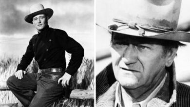 Photo of ‘You can’t kill John Wayne!’ Hollywood legend’s death removed from script out of respect