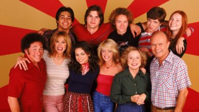 Photo of 25 Years Later, See Pictures Of The Cast Of ‘That ’70s Show’ Including Mila Kunis, Ashton Kutcher, Topher Grace, And More