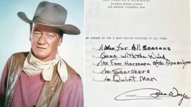 Photo of John Wayne named his five favourite actors and films and only included one Western