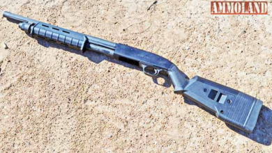 Photo of Mossberg 590A1 Shotgun + MagPul furniture = Radical Riot Gun