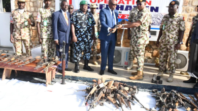 Photo of Army hands over recovered arms to Centre for Control of Illicit Weapons
