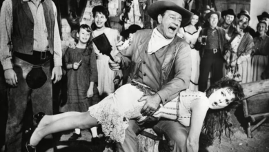 Photo of John Wayne’s spanking of co-star ‘so authentic she had bruises for a week’