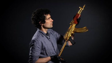 Photo of Golden AK-47 linked to Saddam Hussein going on display for the first time at Royal Armouries Leeds
